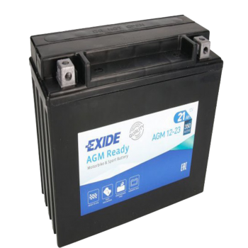 Мото акумулатор EXIDE 21Ah,350A R+