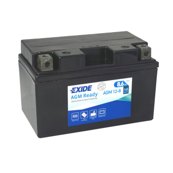 Мото акумулатор EXIDE 8,6Ah,145A L+