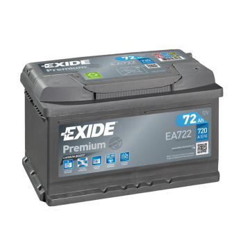 Акумулатор EXIDE 72Ah.720A R+