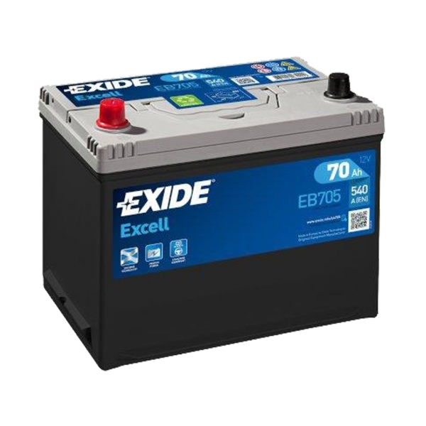 Акумулатор EXIDE 70Ah.540A L+
