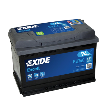 Акумулатор EXIDE 74Ah.680A R+
