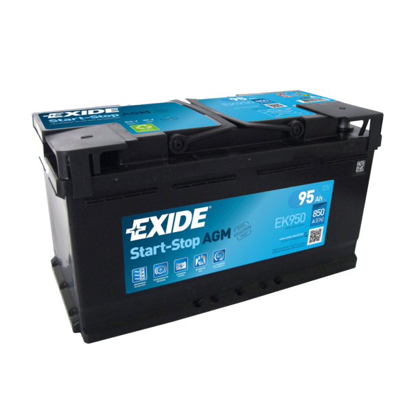 Акумулатор EXIDE 95Ah,850A R+