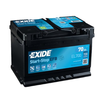 Акумулатор EXIDE 70Ah,720A R+