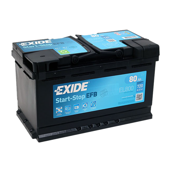 Акумулатор EXIDE 80Ah,720A R+