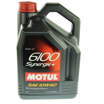 МОТОРНО МАСЛО MOTUL 6100 SYNERGIE+ 10W40 5 ЛИТРА