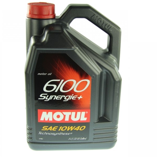 МОТОРНО МАСЛО MOTUL 6100 SYNERGIE+ 10W40 5 ЛИТРА