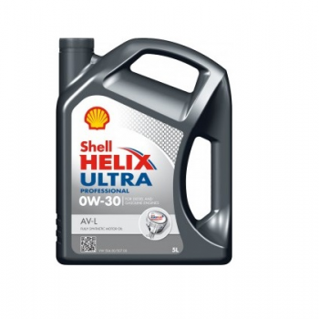 МОТОРНО МАСЛО SHELL HELIX ULTRA PROFESSIONAL AV-L 0W30 5 ЛИТРА