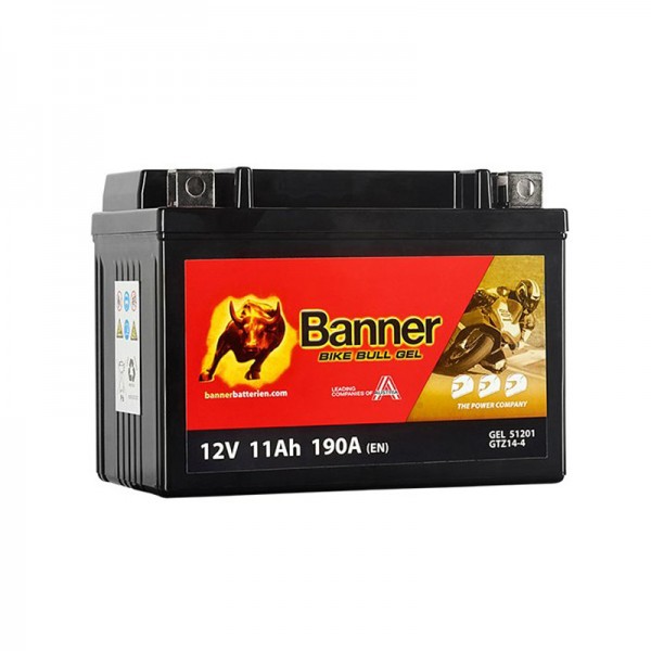 АКУМУЛАТОР BANNER BIKE BULL 12AH/170A L+
