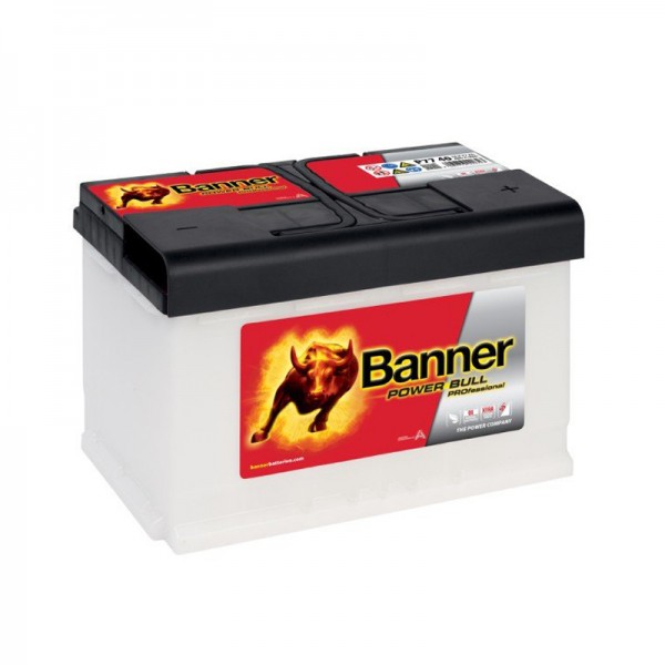 АКУМУЛАТОР BANNER POWER BULL 77AH/680A R+