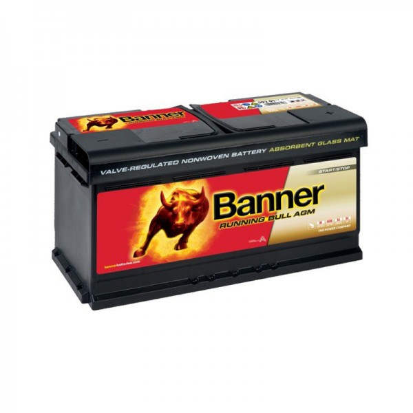 АКУМУЛАТОР BANNER RUNNING BULL AGM 92AH/850A R+