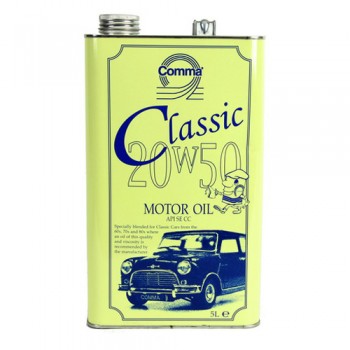 Моторно масло COMMA CLASSIC MOT.OIL 20W50 5 литра
