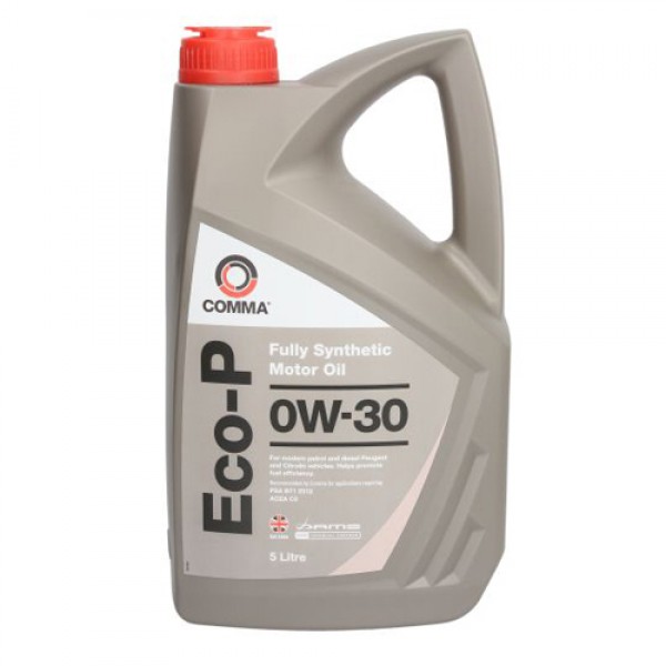 Моторно масло COMMA ECO-P 0W30 C2 5 литра