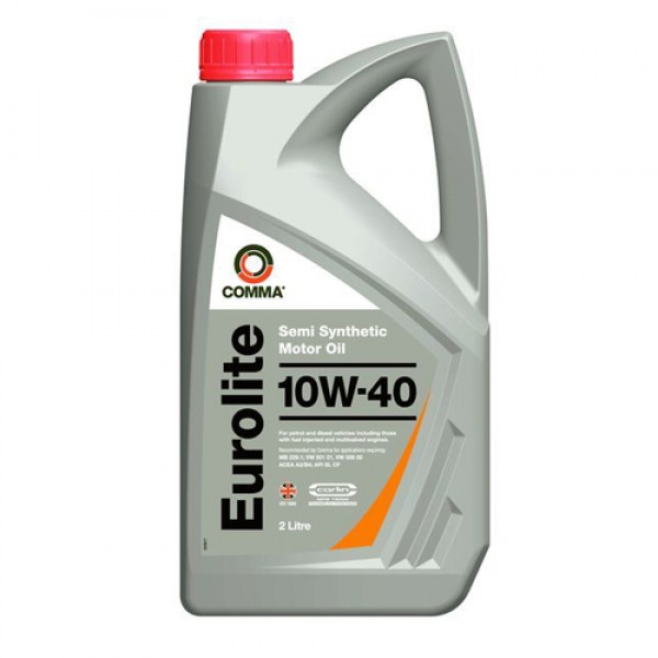 Моторно масло COMMA EUROLITE 10W40 2 литра