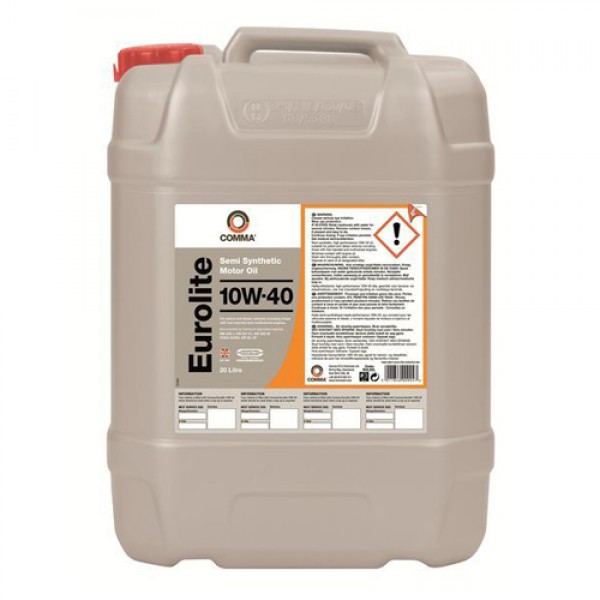 Моторно масло COMMA EUROLITE 10W40 20 литра