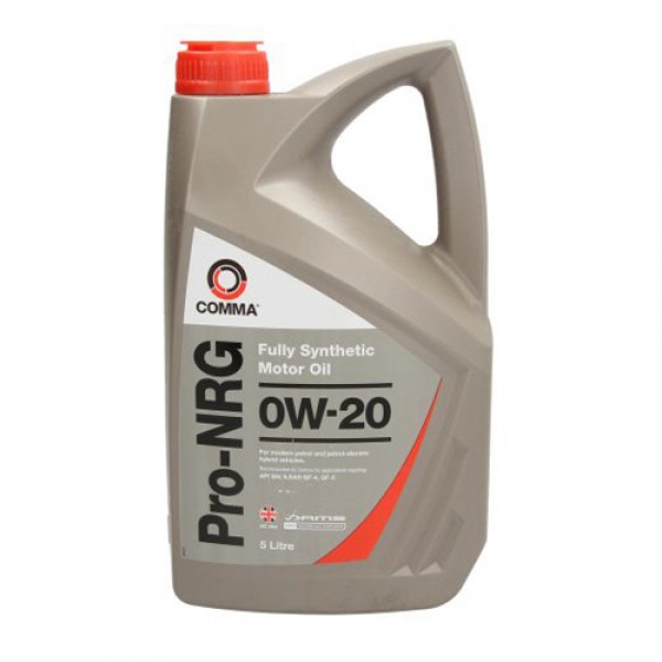 Моторно масло COMMA PRO-NRG 0W20 5 литра