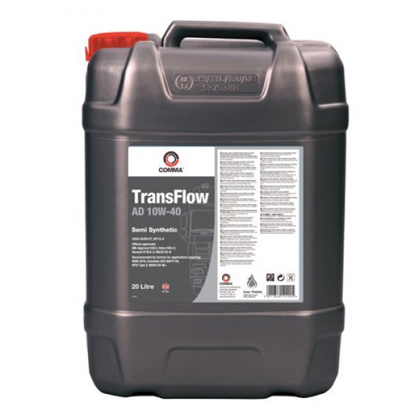 Моторно масло COMMA TRANSFLOW AD 10W40 20 литра