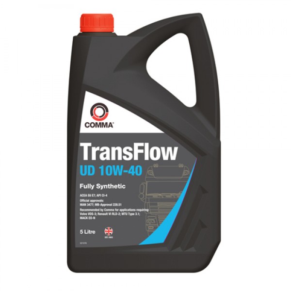 Моторно масло COMMA TRANSFLOW UD 10W40 5 литра