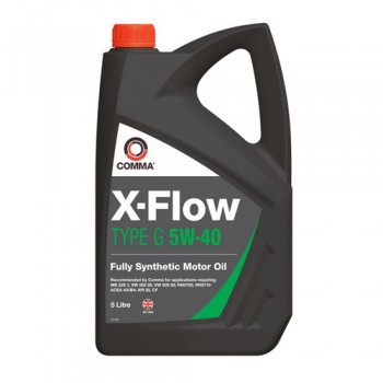 Моторно масло COMMA X-FLOW G 5W40 SYNT. 5 литра
