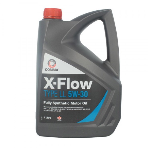 Моторно масло COMMA X-FLOW LL 5W30 SYNT. 4 литра