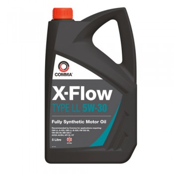 Моторно масло COMMA X-FLOW LL 5W30 SYNT. 5 литра