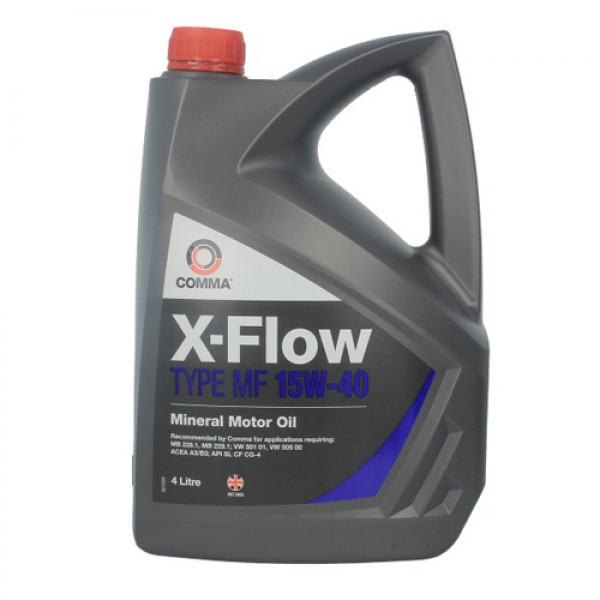 Моторно масло COMMA X-FLOW MF 15W40 MIN. 4 литра