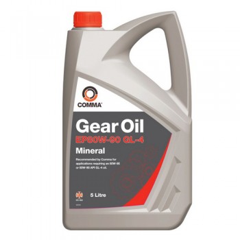 Трансмисионно масло COMMA GEAR OIL EP80W90 GL4 5 литра