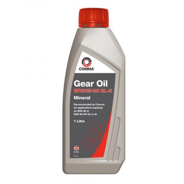 Трансмисионно масло COMMA GEAR OIL EP80W90 GL5 1 литър