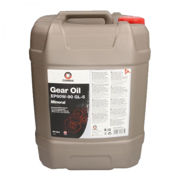 Трансмисионно масло COMMA GEAR OIL EP80W90 GL5 20 литра