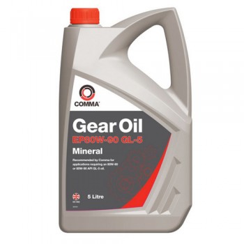 Трансмисионно масло COMMA GEAR OIL EP80W90 GL5 5 литра