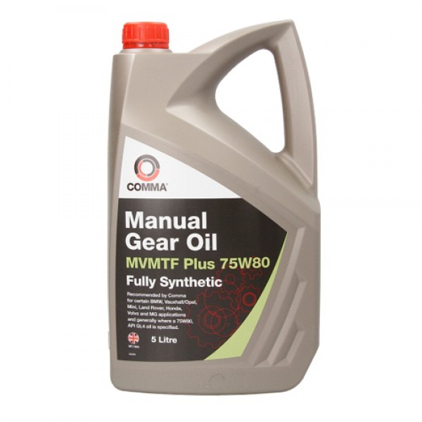 Трансмисионно масло COMMA MVMTF PLUS 75W80 FS 5 литра