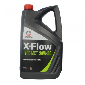 Моторно масло COMMA X-FLOW MOT 20W50 4,5 литра