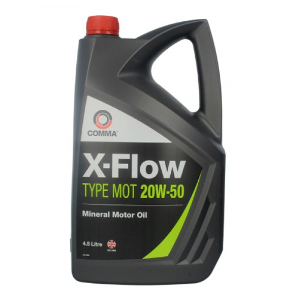 Моторно масло COMMA X-FLOW MOT 20W50 4,5 литра