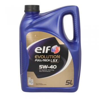 Моторно масло ELF EVO FULLTECH LSX 5W40 5 литра