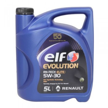 Моторно масло ELF EVO R-TECH ELITE 5W30 5 литра