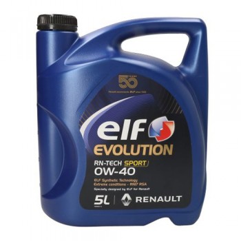 Моторно масло ELF EVO R-TECH SPORT 0W40 5 литра