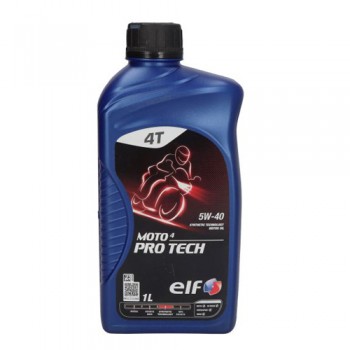 Моторно масло ELF MOTO 4 PRO TECH 5W40 1 литър