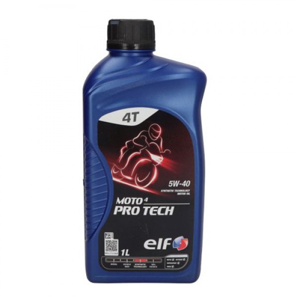 Моторно масло ELF MOTO 4 PRO TECH 5W40 1 литър