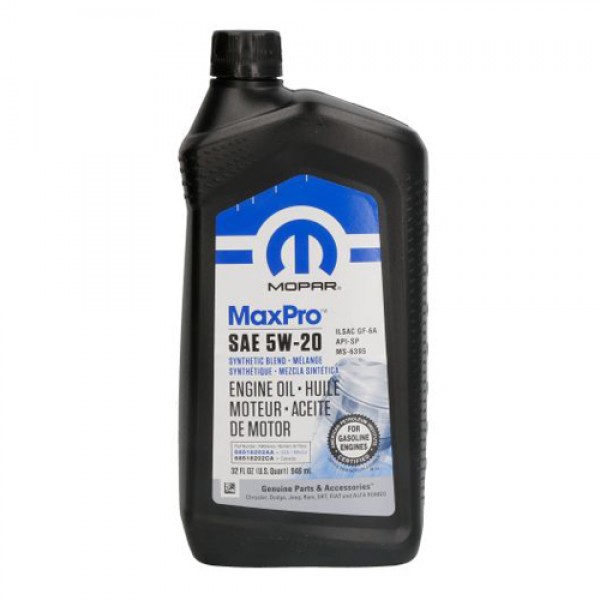 Моторно масло OE MOPAR 5W20 68518202AA 946 мл