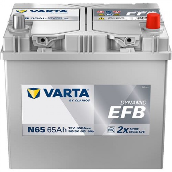 Акумулатор Varta Dynamic EFB ASIA 12V 65AH