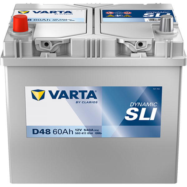Акумулатор Varta  Dynamic SLI ASIA 12V 60AH /Л+/