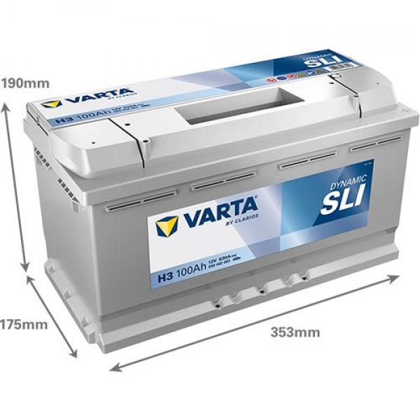 Акумулатор Varta Dynamic SLI 12V 100AH