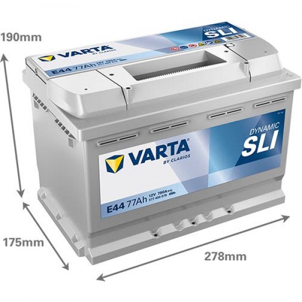 Акумулатор Varta Dynamic SLI 12V 77AH