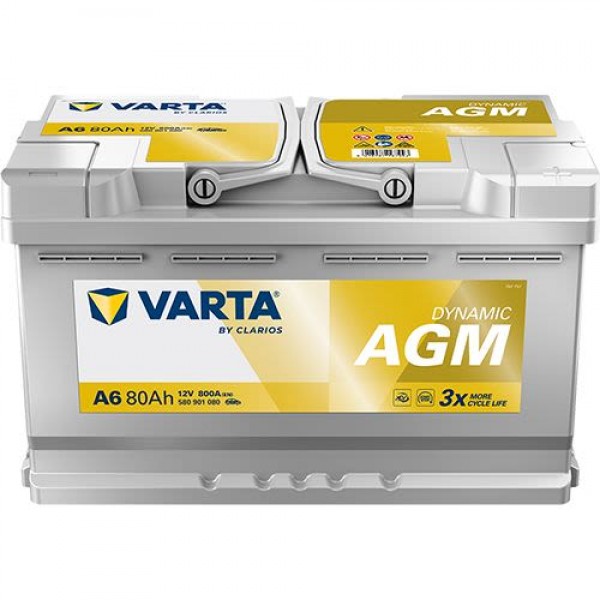 Акумулатор Varta Dynamic AGM 12V 80AH