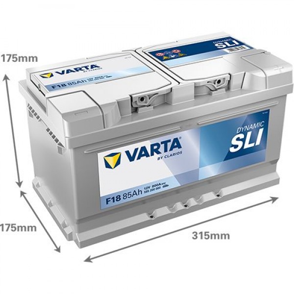 Акумулатор Varta Dynamic SLI 12V 85AH