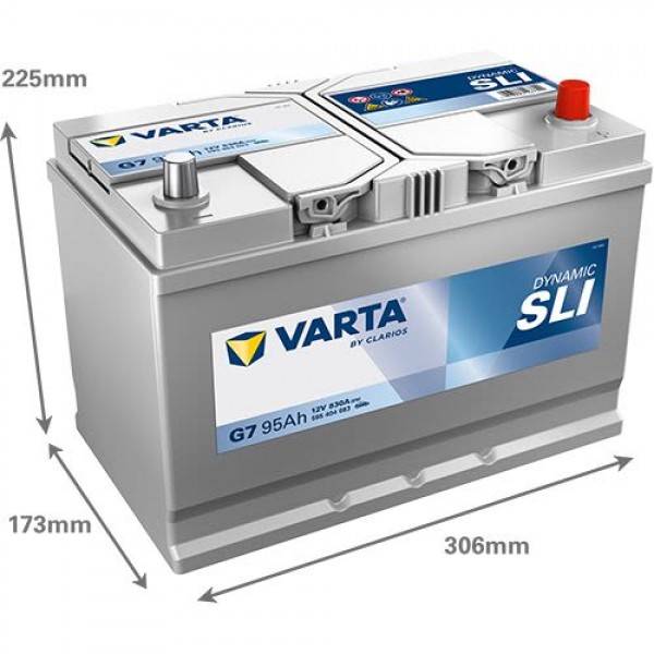 Акумулатор Varta Dynamic SLI ASIA 12V 95AH /Д+/