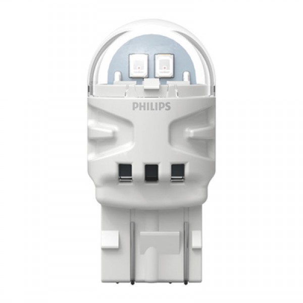 Крушка, LED, стоп светлини PHILIPS W21W, 12V, 2,2W, 65lm, 2 бр.