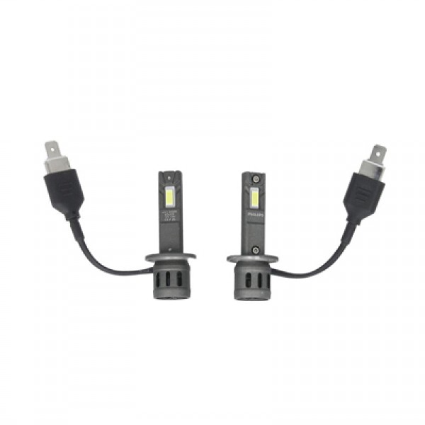 Крушка, LED, фар за дълги светлини PHILIPS H1, 12V, 13W, 6000K, 1400lm, 2 бр.