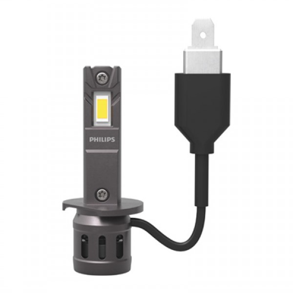 Крушка, LED, фар за дълги светлини PHILIPS H1, 12V, 13W, 6000K, 1400lm, 2 бр.