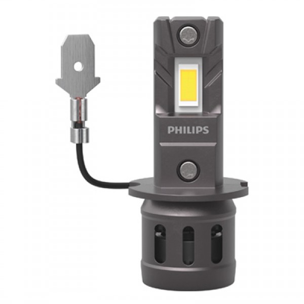 Крушка, LED, фар за дълги светлини PHILIPS H3, 12V, 20W, 6000K, 1400lm, 2 бр.