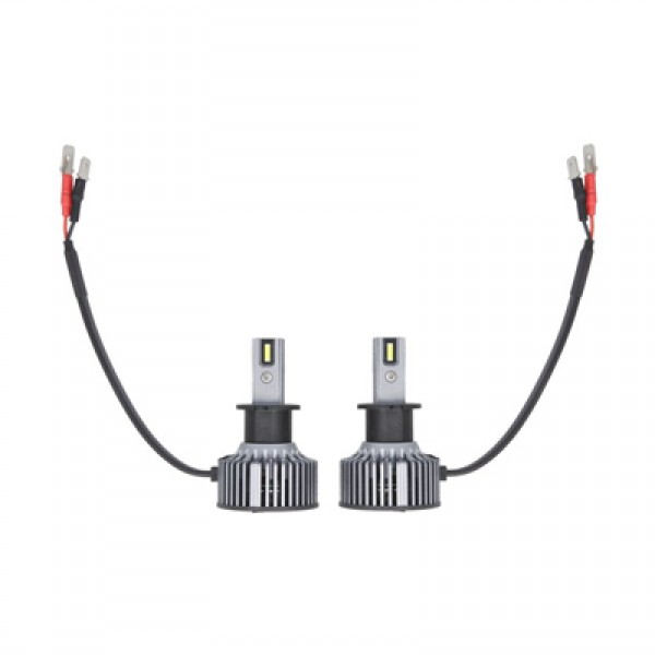 Крушка, LED, фар за дълги светлини PHILIPS H3, 12/24V, 19W, 6000K, 1600lm, 2 бр.